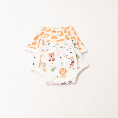 Baby Animals (Set of 2) Pull-up Toddler Training Pants - Tinycubs - 