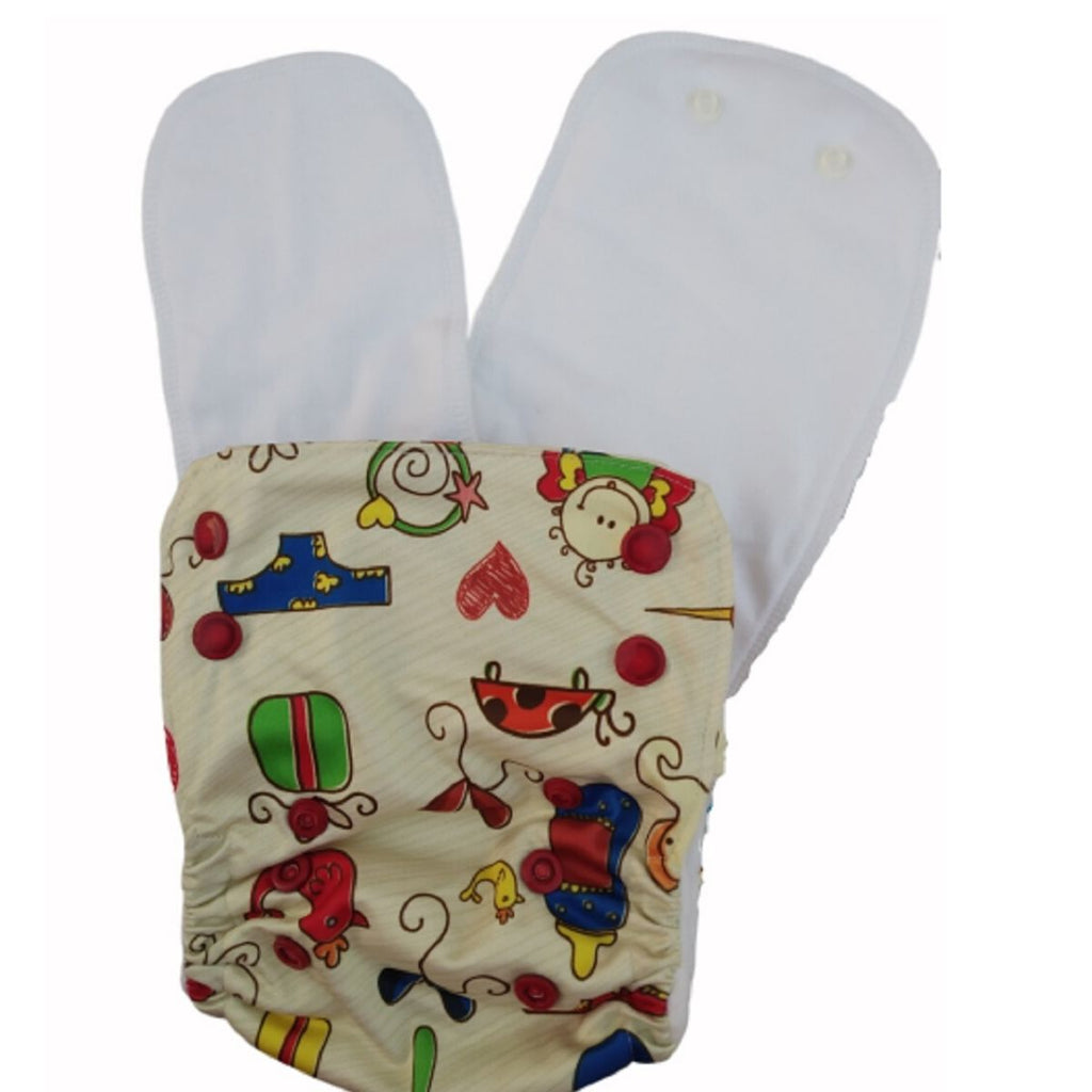Baby Doodle - Nano all-in-one trim cloth diapers - Tinycubs - 
