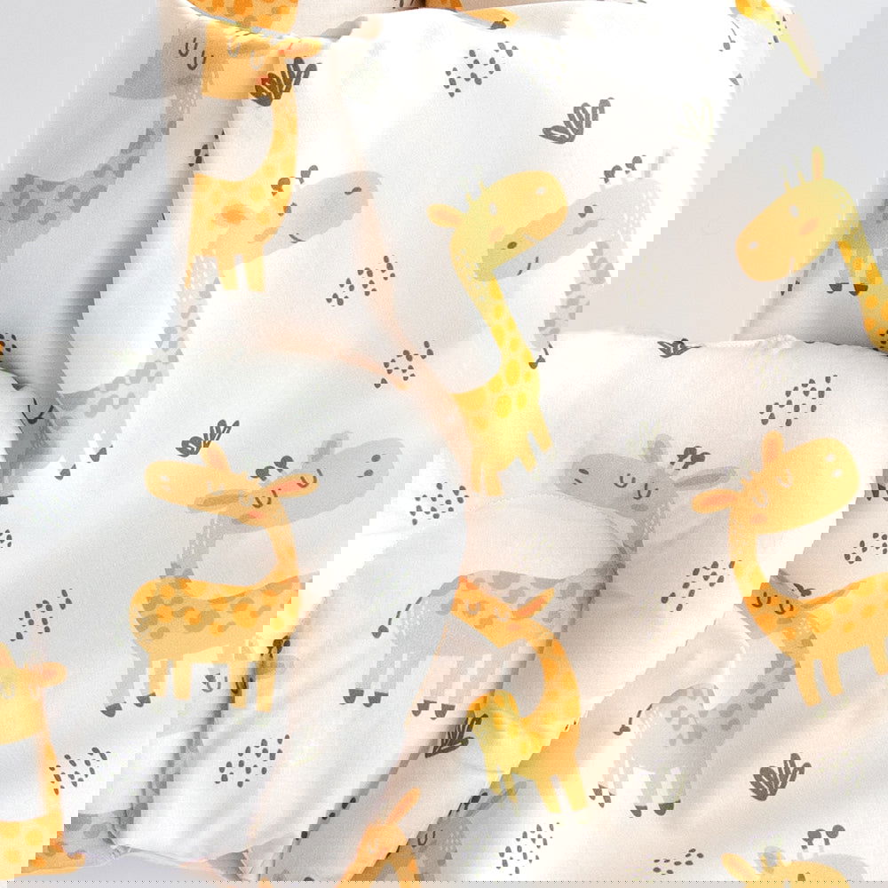 Baby Giraffe - Cot Bedsheet Set (Fitted) - Tinycubs - 