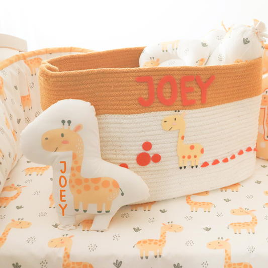 Baby Giraffe - Organic Cot Bedding Gift Set - Tinycubs - 