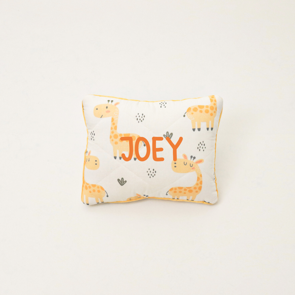 Baby Giraffe - Quilted Pillow - Tinycubs - 