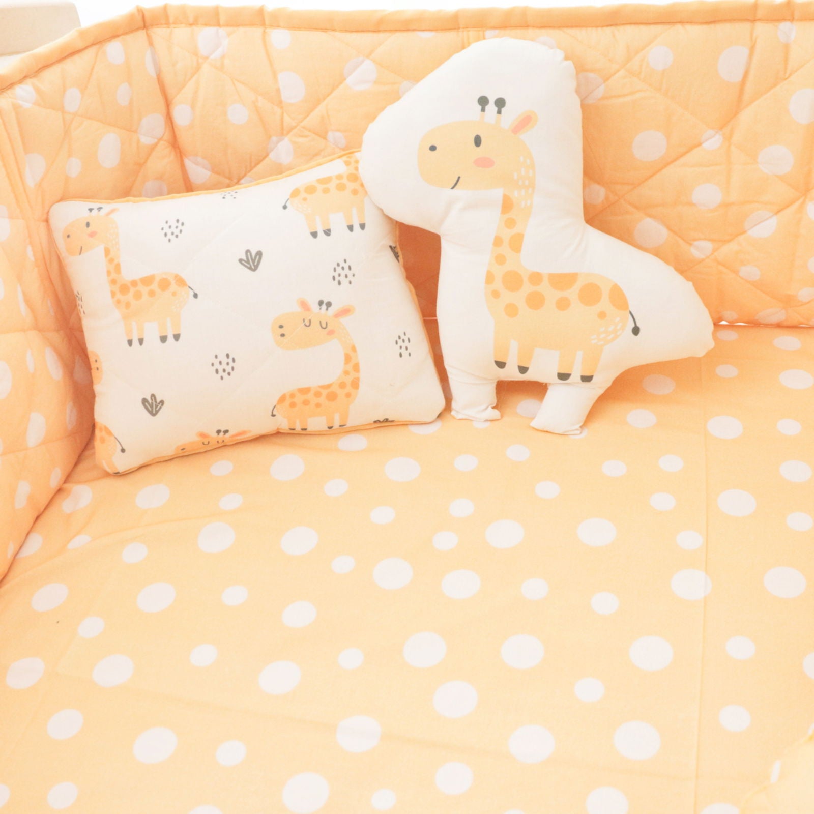 Baby Giraffe - Quilted Pillow - Tinycubs - 