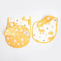 Baby Giraffe - Reversible Bib & Burpy Cloth Set - Tinycubs - 