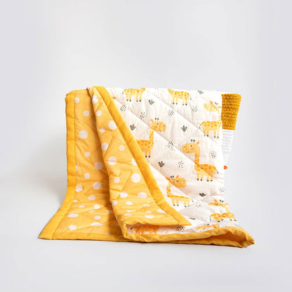 Baby Giraffe - Reversible Comfort Quilt - Tinycubs - 