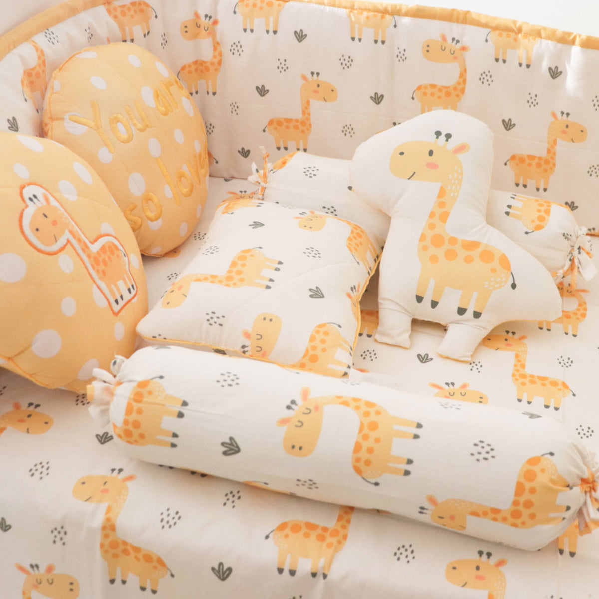 Baby Giraffe - Shape Cushion - Tinycubs - 
