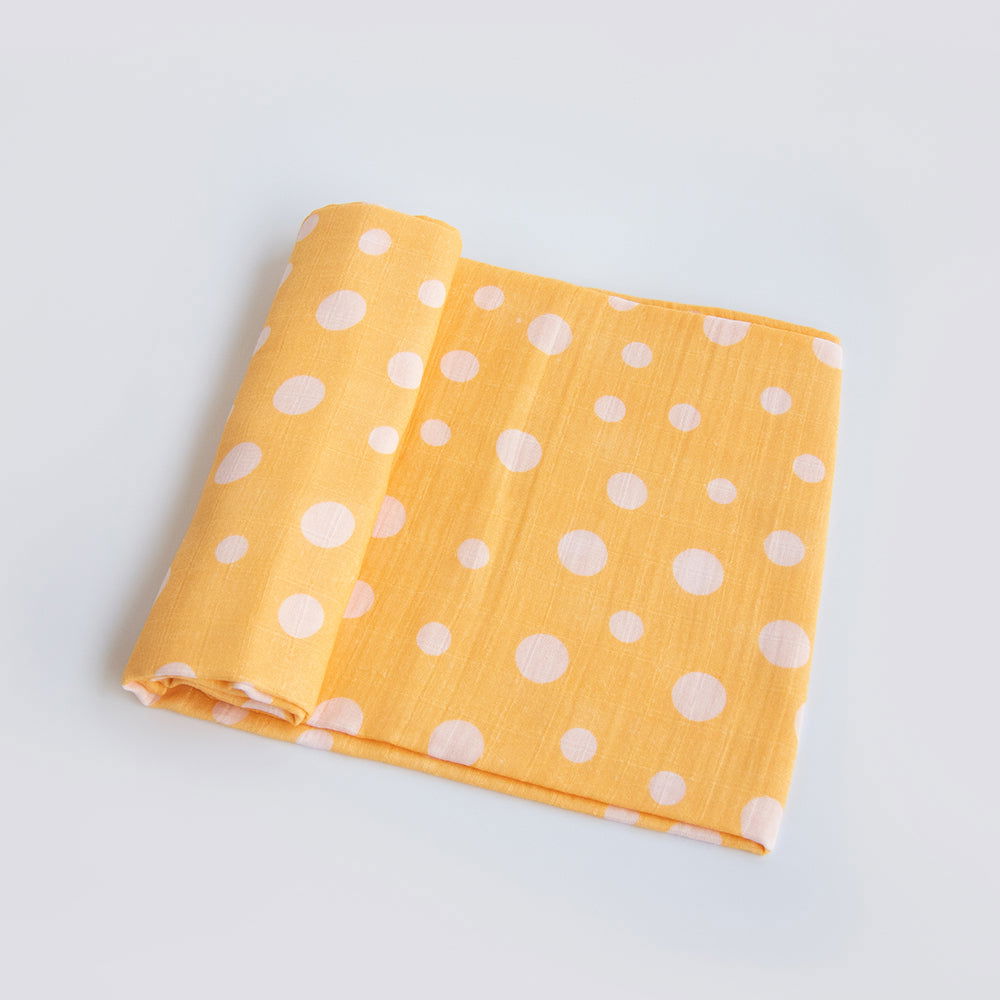 Baby Giraffe & Cute Polka - Organic Luxury Swaddles Set - Tinycubs - 