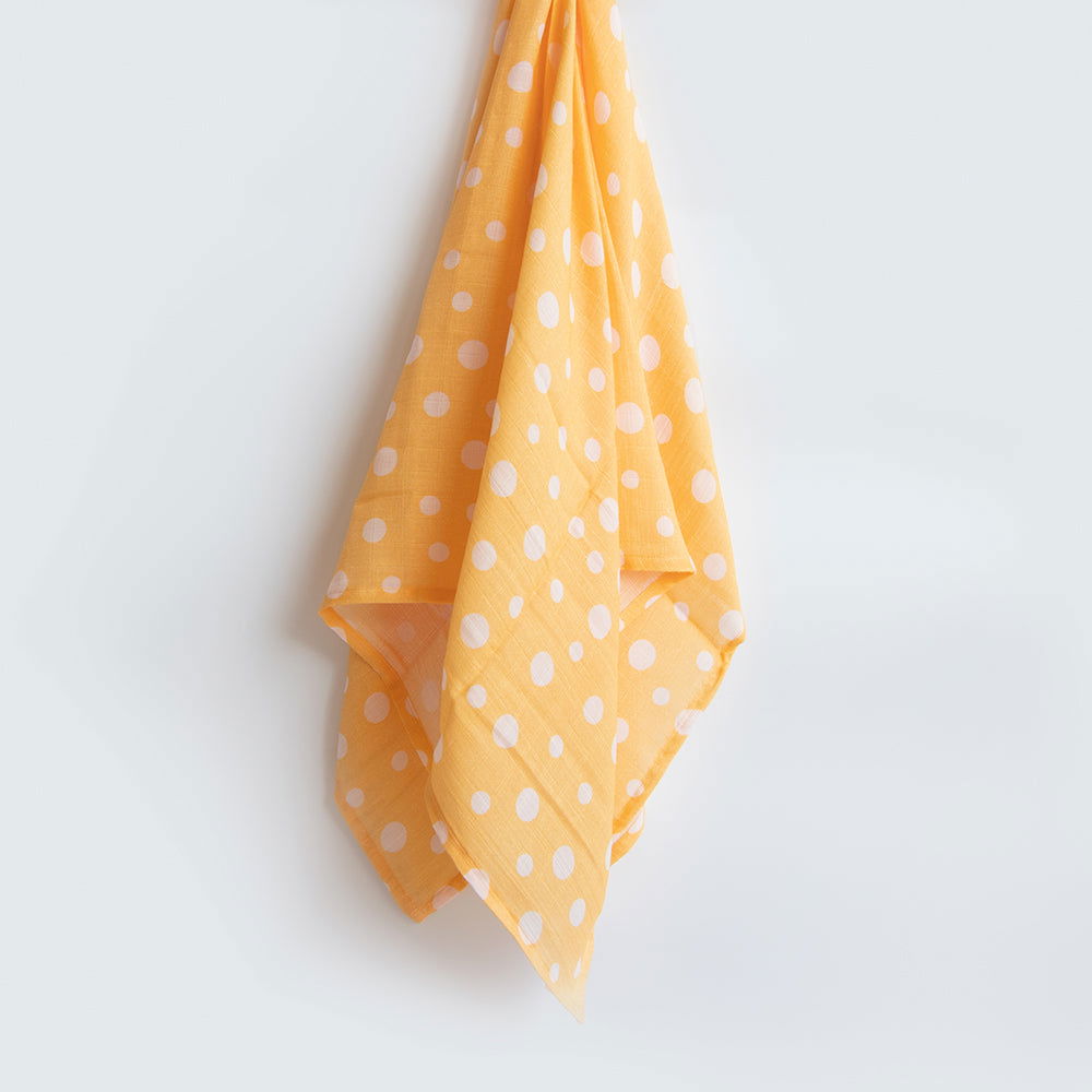 Baby Giraffe & Cute Polka - Organic Luxury Swaddles Set - Tinycubs - 