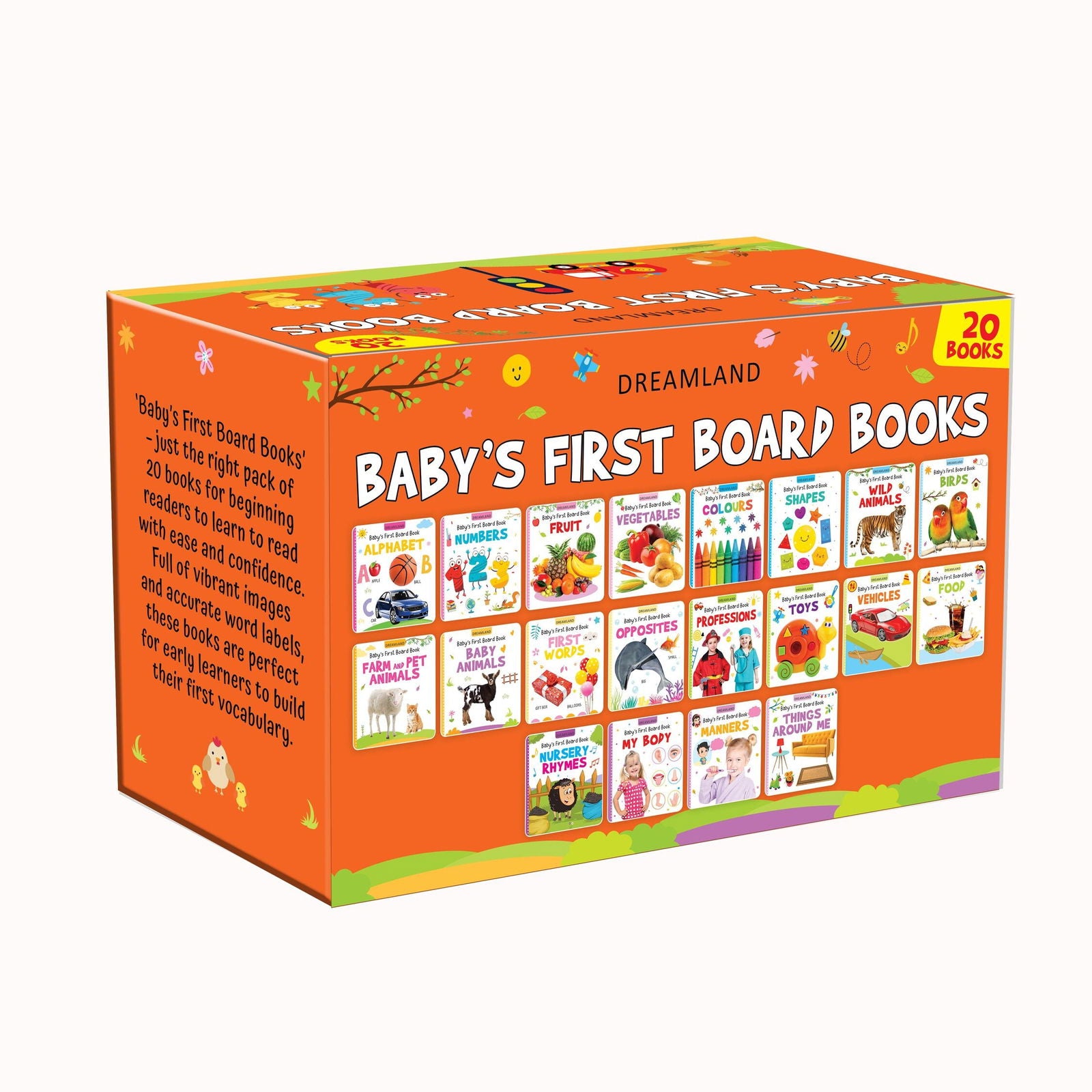 Baby's First Board Books (A Pack of 20 Books) - Tinycubs - 