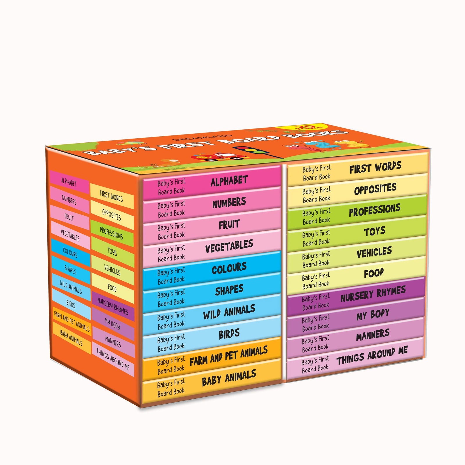 Baby's First Board Books (A Pack of 20 Books) - Tinycubs - 