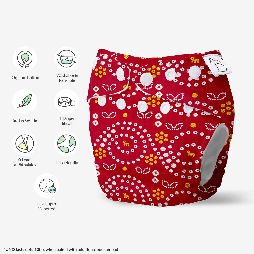 Bandhani Freesize UNO - Tinycubs - 