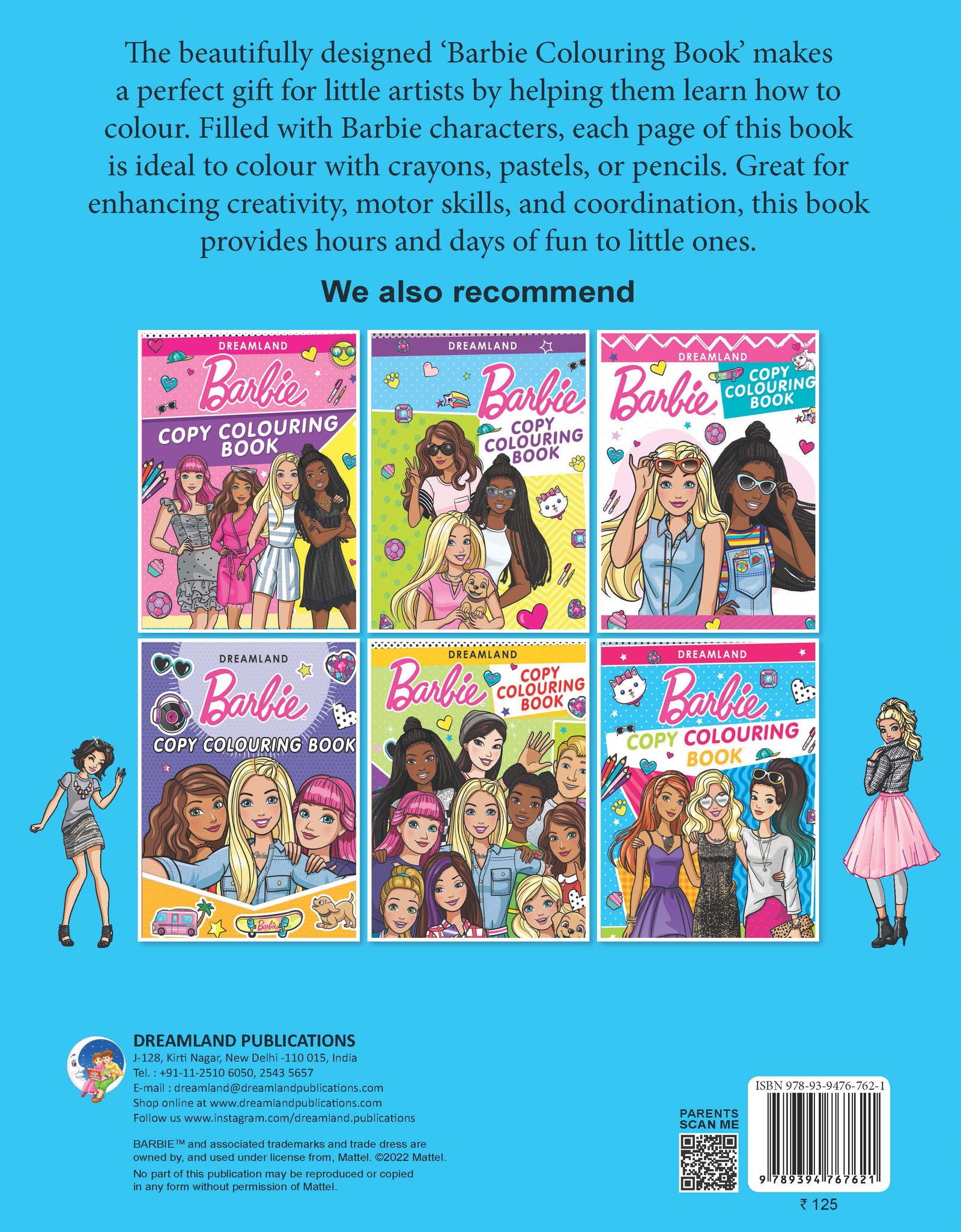Barbie Copy Colouring Book - Tinycubs - 