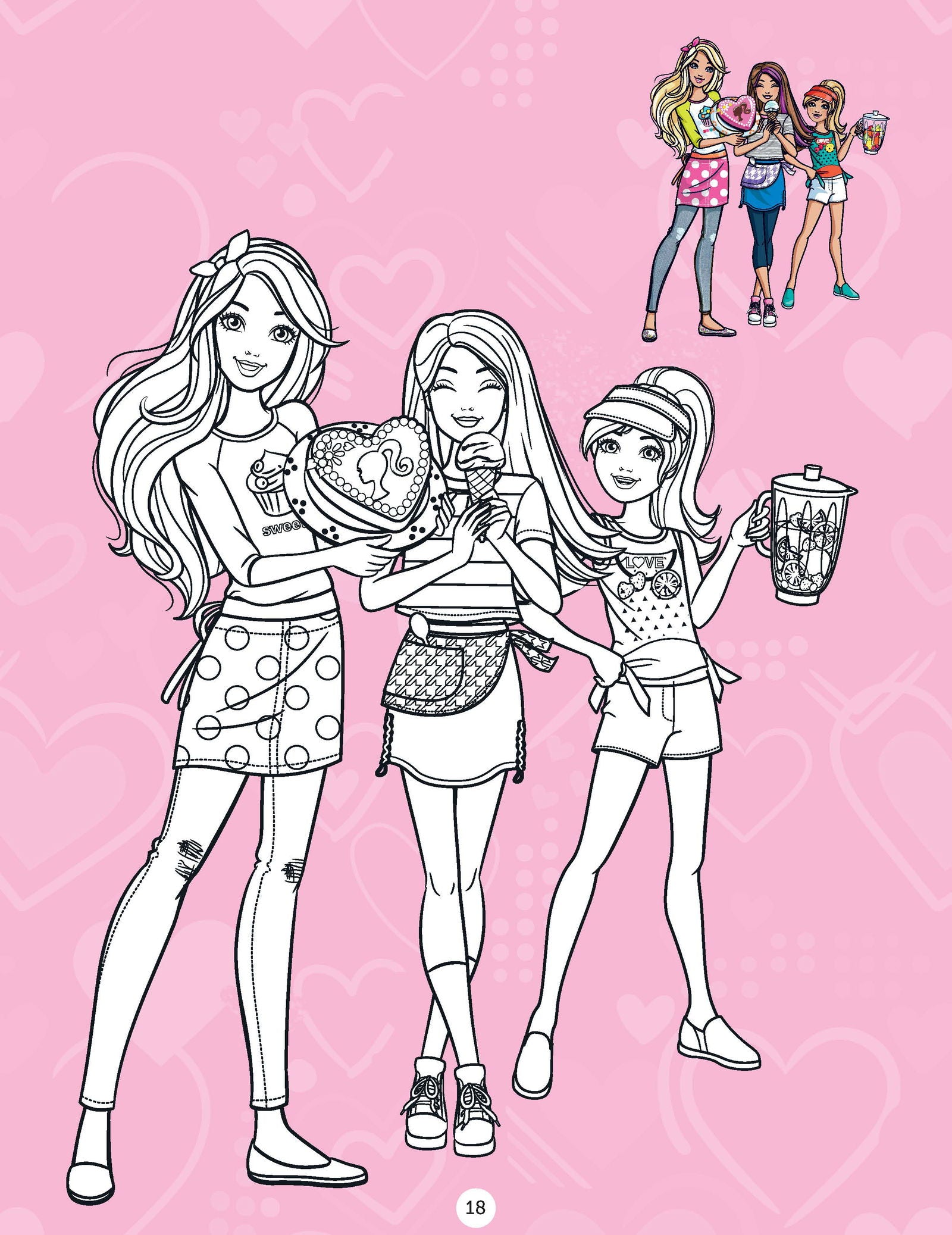 Barbie Copy Colouring Book - Tinycubs - 