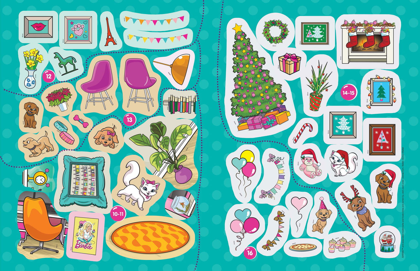 Barbie Dreamhouse Adventures -Dream House Decorate with Stickers - Tinycubs - 