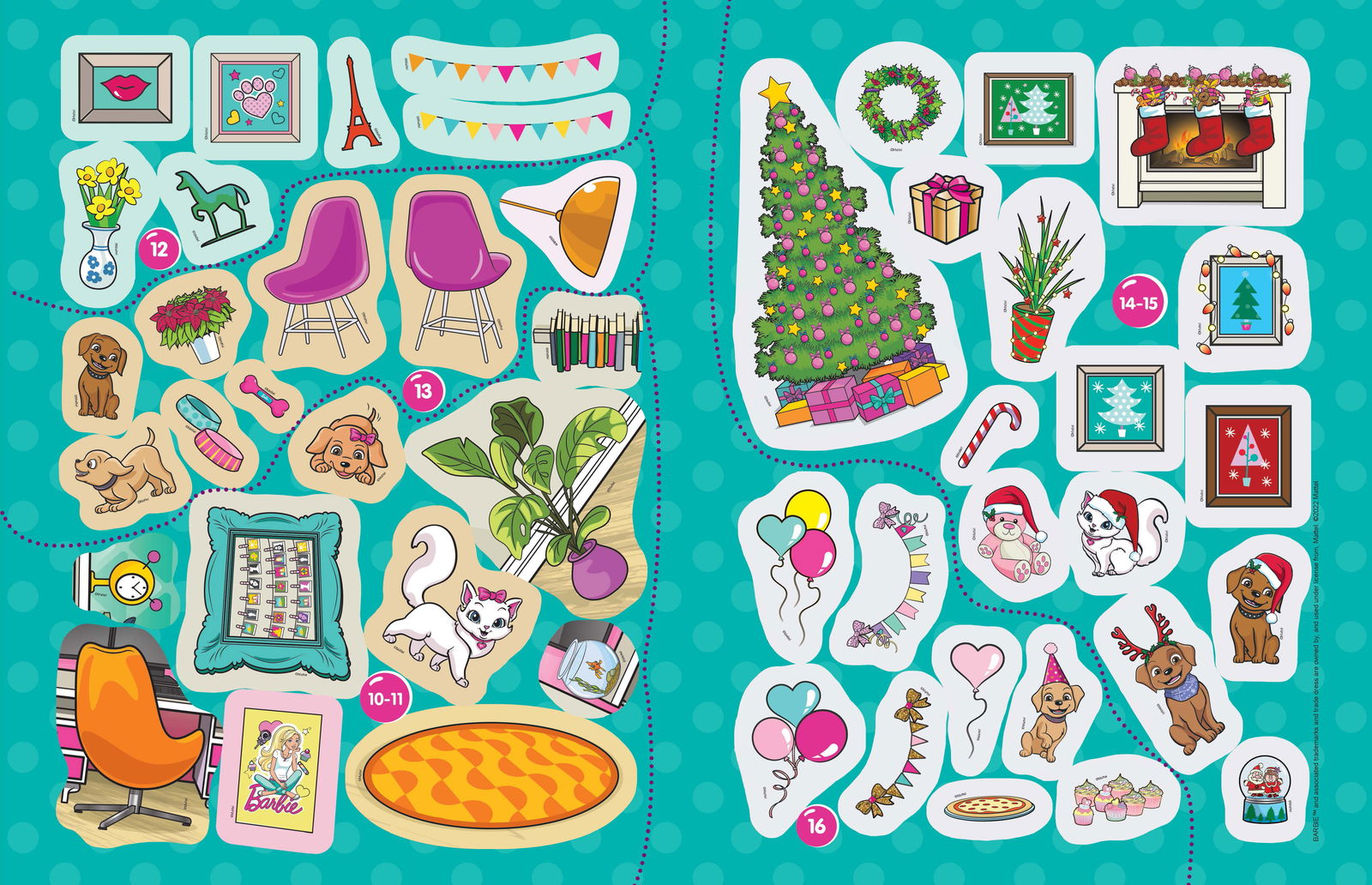 Barbie Dreamhouse Adventures -Dream House Decorate with Stickers - Tinycubs - 