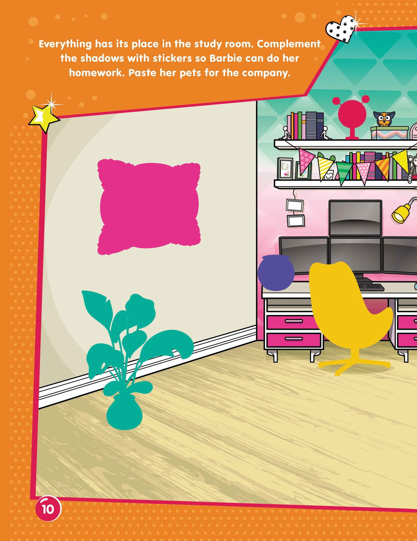 Barbie Dreamhouse Adventures -Dream House Decorate with Stickers - Tinycubs - 
