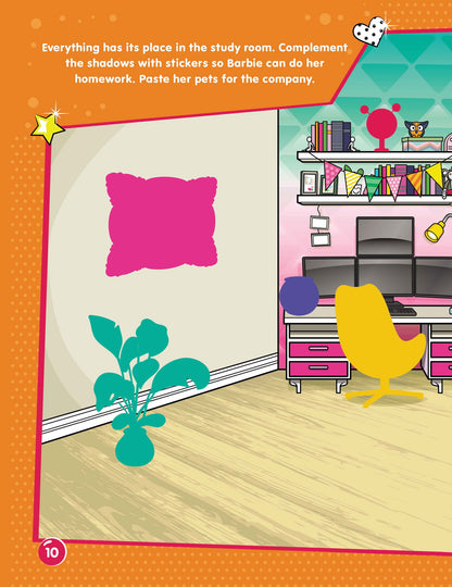 Barbie Dreamhouse Adventures -Dream House Decorate with Stickers - Tinycubs - 