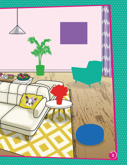 Barbie Dreamhouse Adventures -Dream House Decorate with Stickers - Tinycubs - 