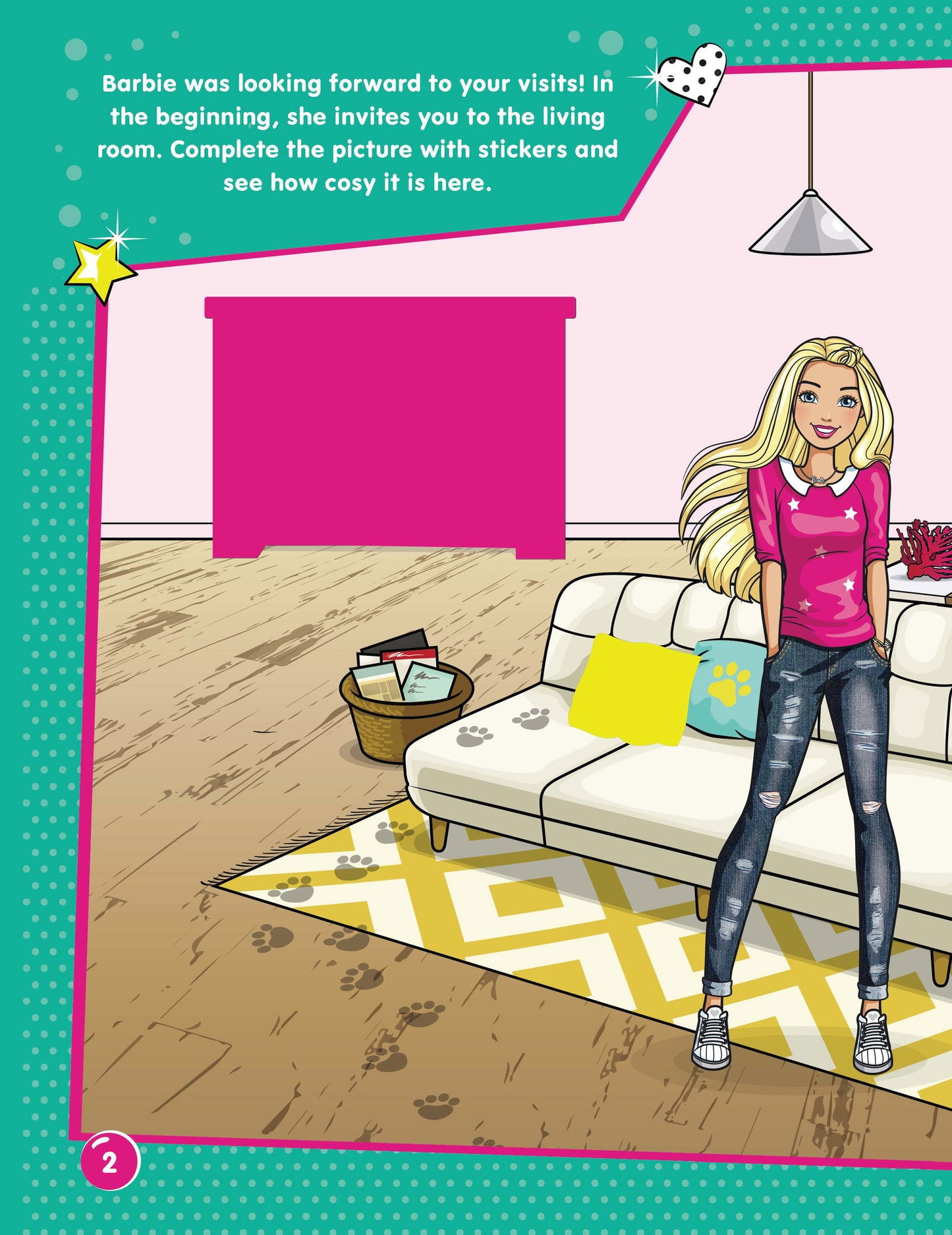Barbie Dreamhouse Adventures -Dream House Decorate with Stickers - Tinycubs - 