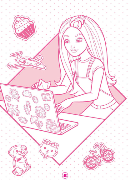 Barbie Dreamhouse Adventures - Mega Colouring Book - Tinycubs - 