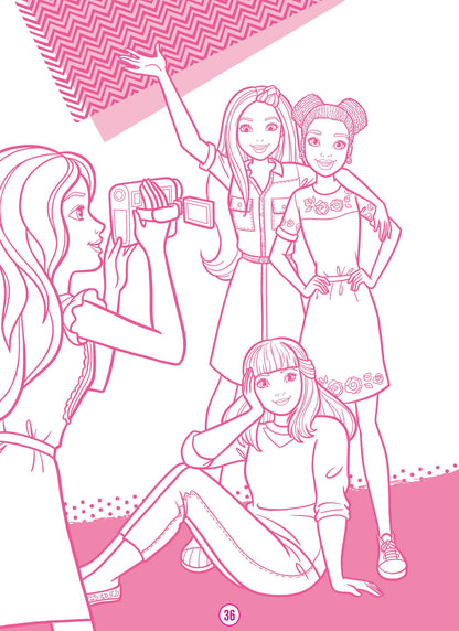 Barbie Dreamhouse Adventures - Mega Colouring Book - Tinycubs - 