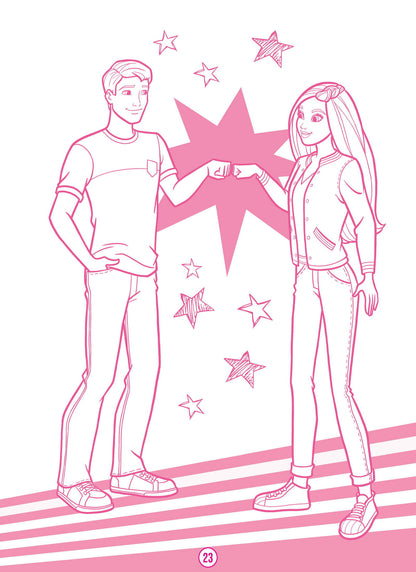 Barbie Dreamhouse Adventures - Mega Colouring Book - Tinycubs - 