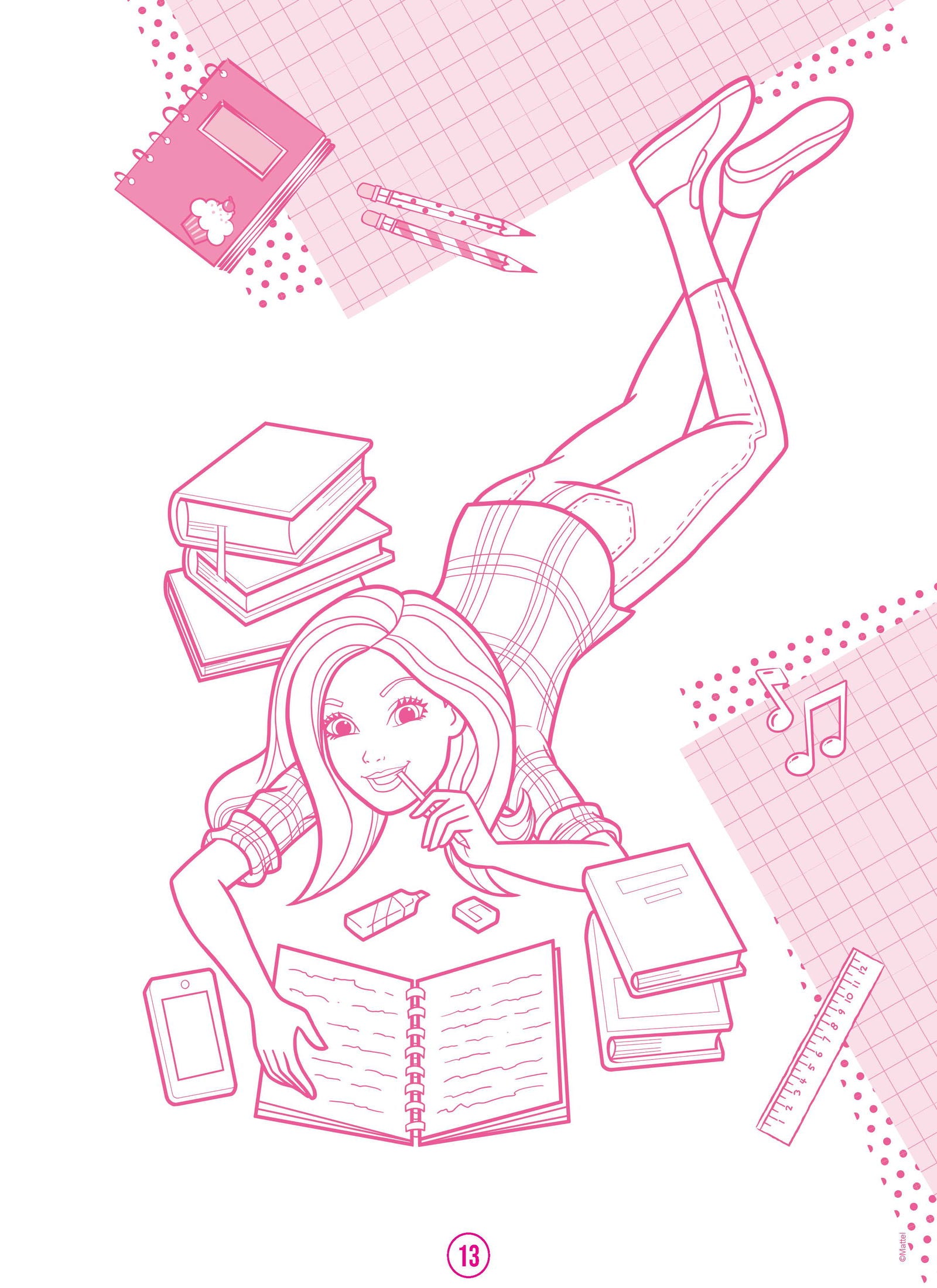 Barbie Dreamhouse Adventures - Mega Colouring Book - Tinycubs - 