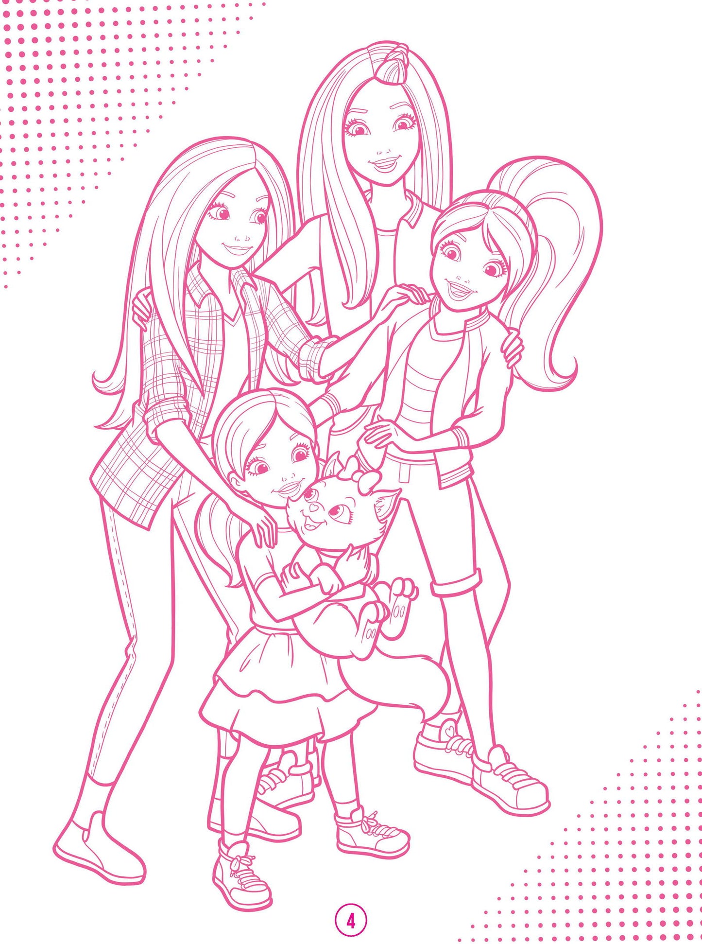 Barbie Dreamhouse Adventures - Mega Colouring Book - Tinycubs - 