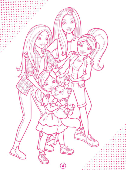 Barbie Dreamhouse Adventures - Mega Colouring Book - Tinycubs - 