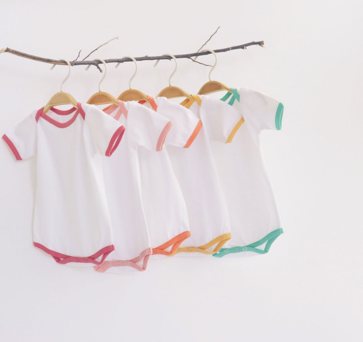 Basic Bodysuits - Set of 5 - Tinycubs - 
