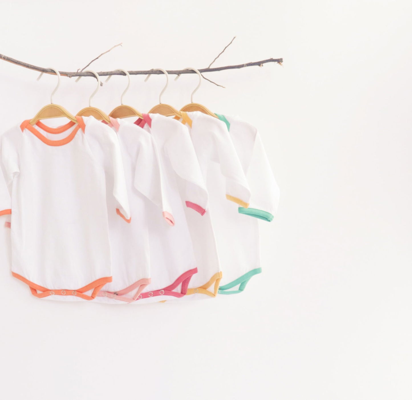 Basic Bodysuits (full sleeves) - Set of 5 - Tinycubs - 