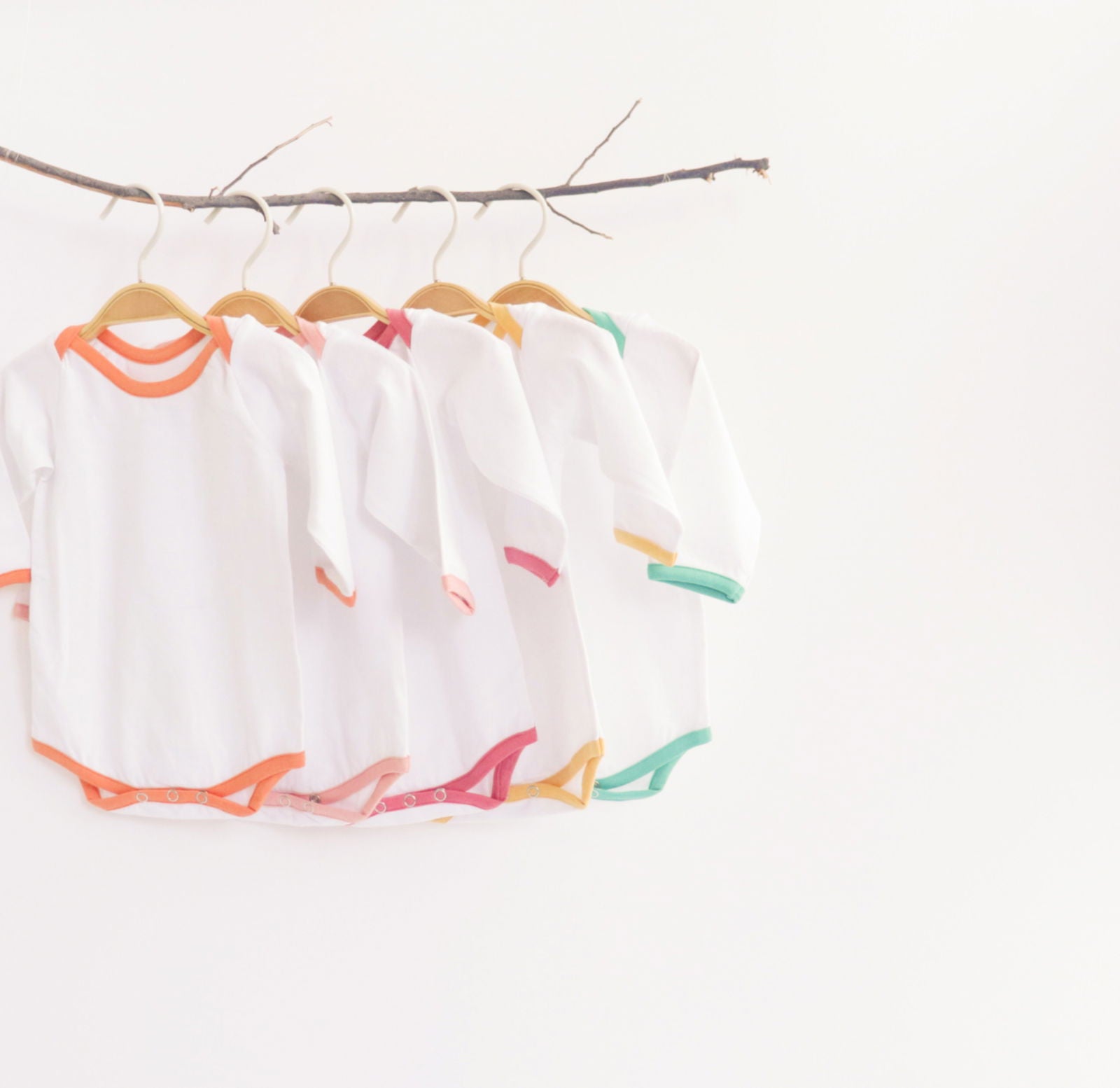 Basic Bodysuits (full sleeves) - Set of 5 - Tinycubs - 