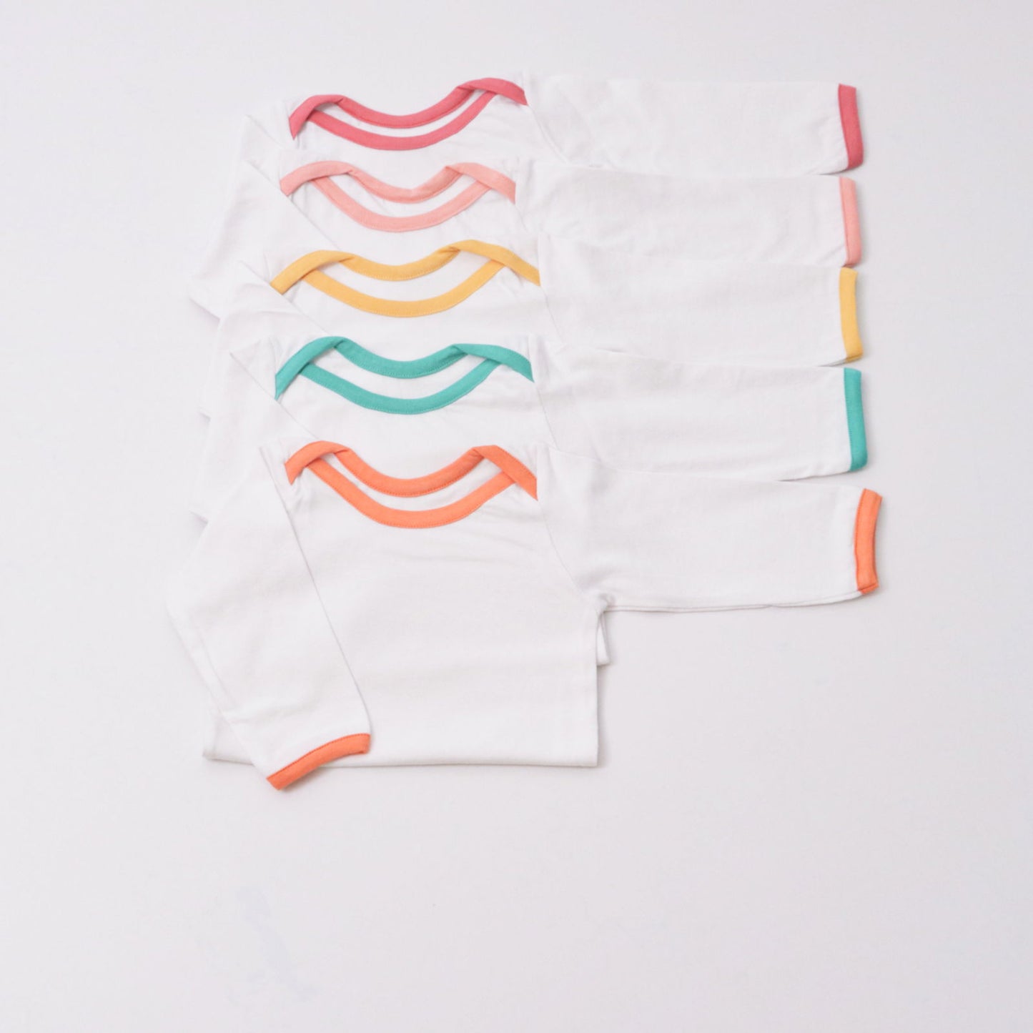 Basic Bodysuits (full sleeves) - Set of 5 - Tinycubs - 