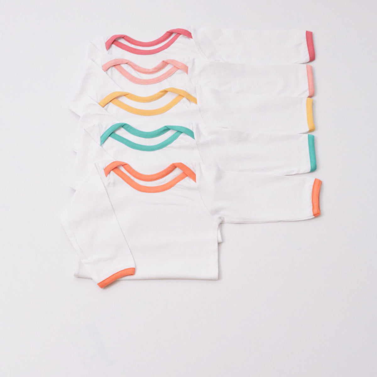 Basic Bodysuits (full sleeves) - Set of 5 - Tinycubs - 