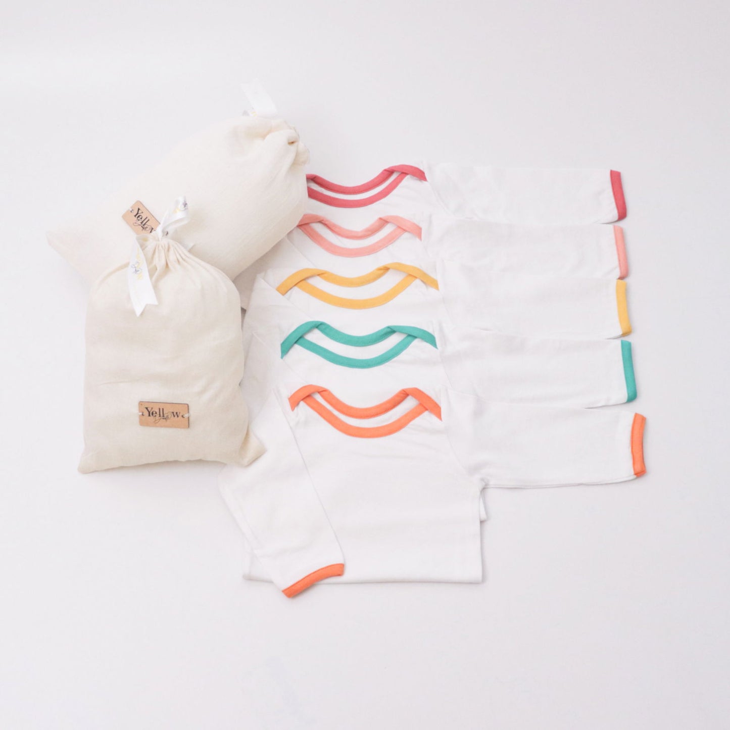 Basic Bodysuits (full sleeves) - Set of 5 - Tinycubs - 