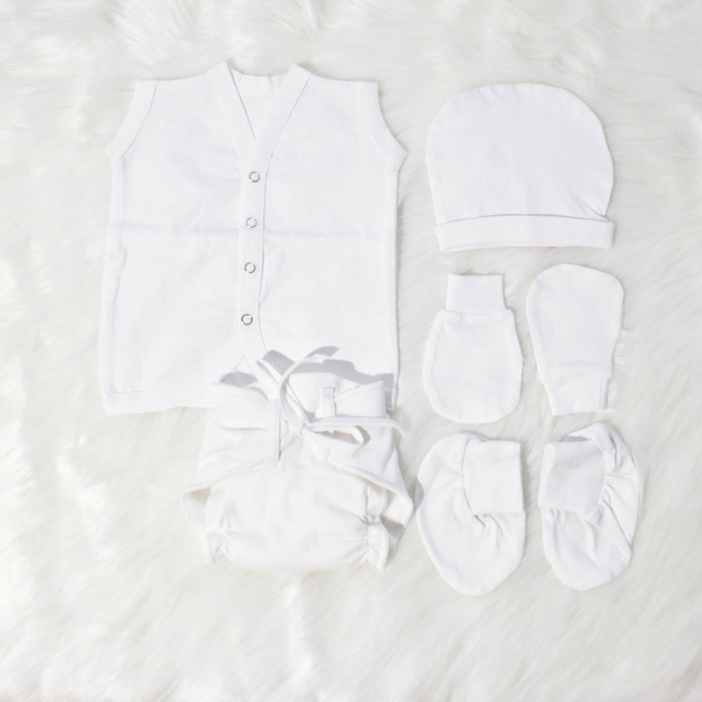 Basic Whites - Newborn Everyday Essentials - Tinycubs - 