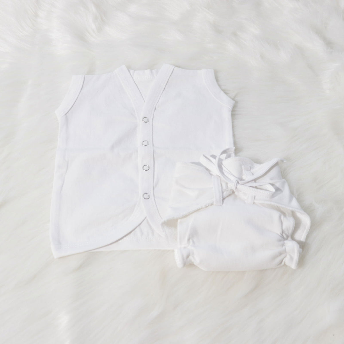 Basic Whites Babywear Set - Tinycubs - 