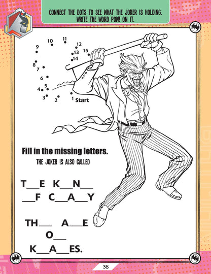 Batman Activity and Colouring Book - Tinycubs - 