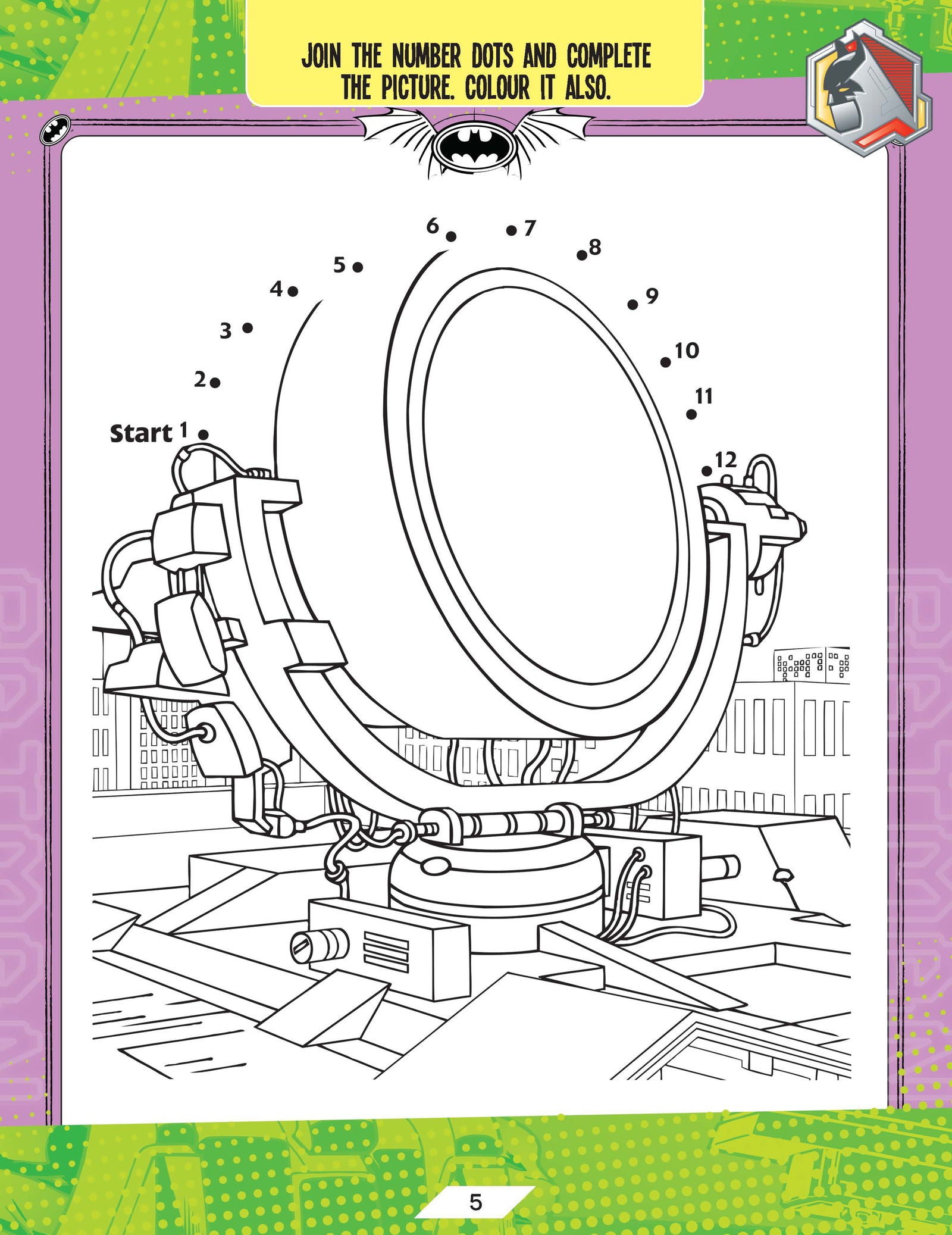 Batman Activity and Colouring Book - Tinycubs - 