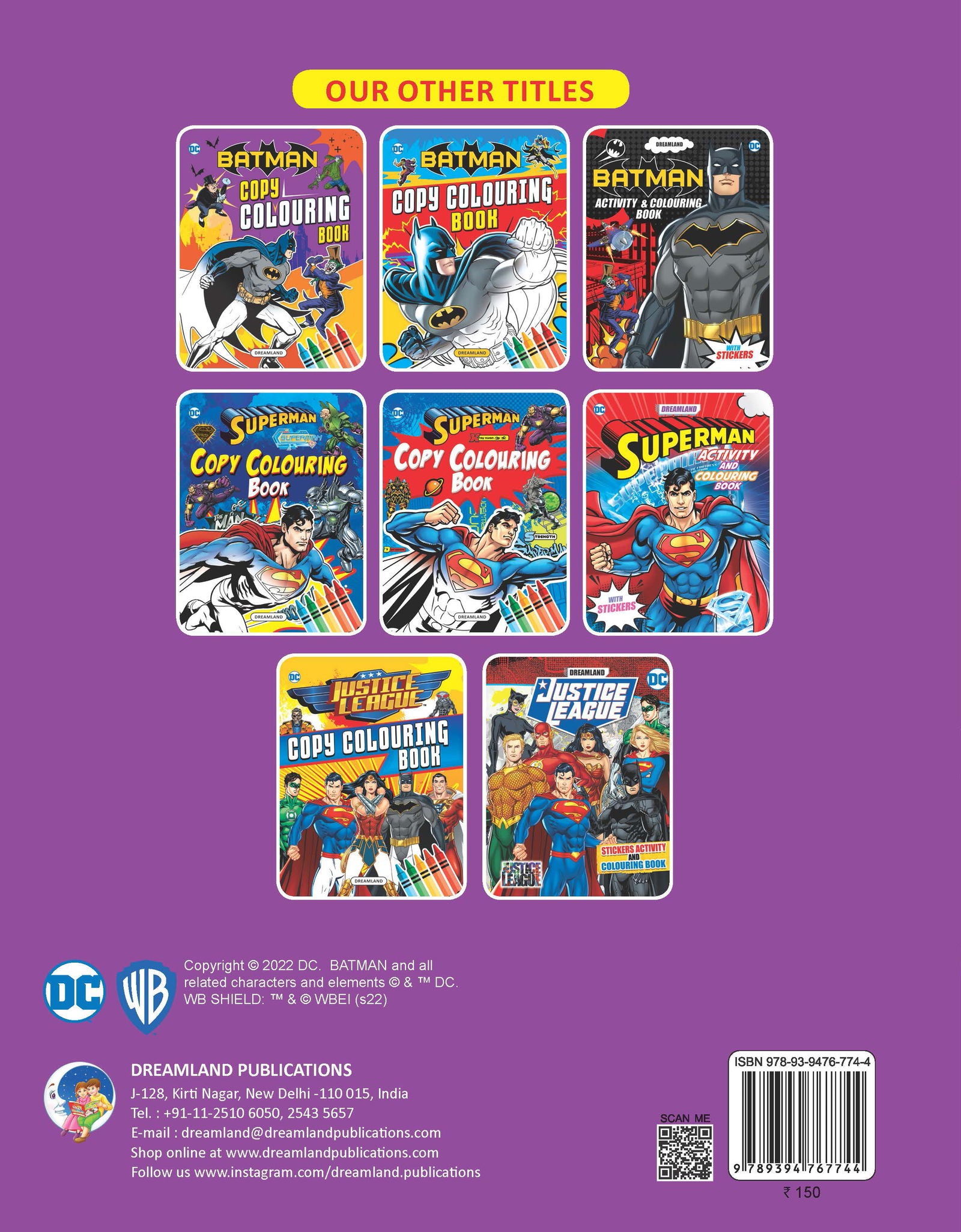 Batman Copy Colouring Book - Tinycubs - 