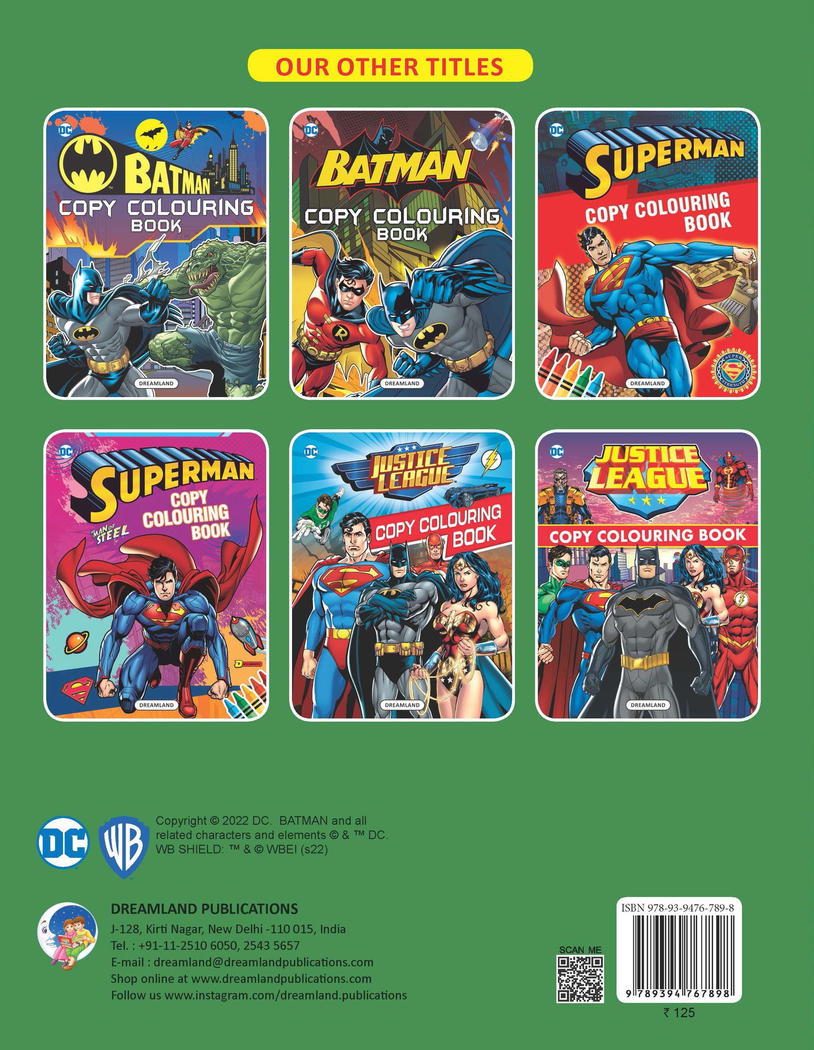 Batman Copy Colouring Book - Tinycubs - 