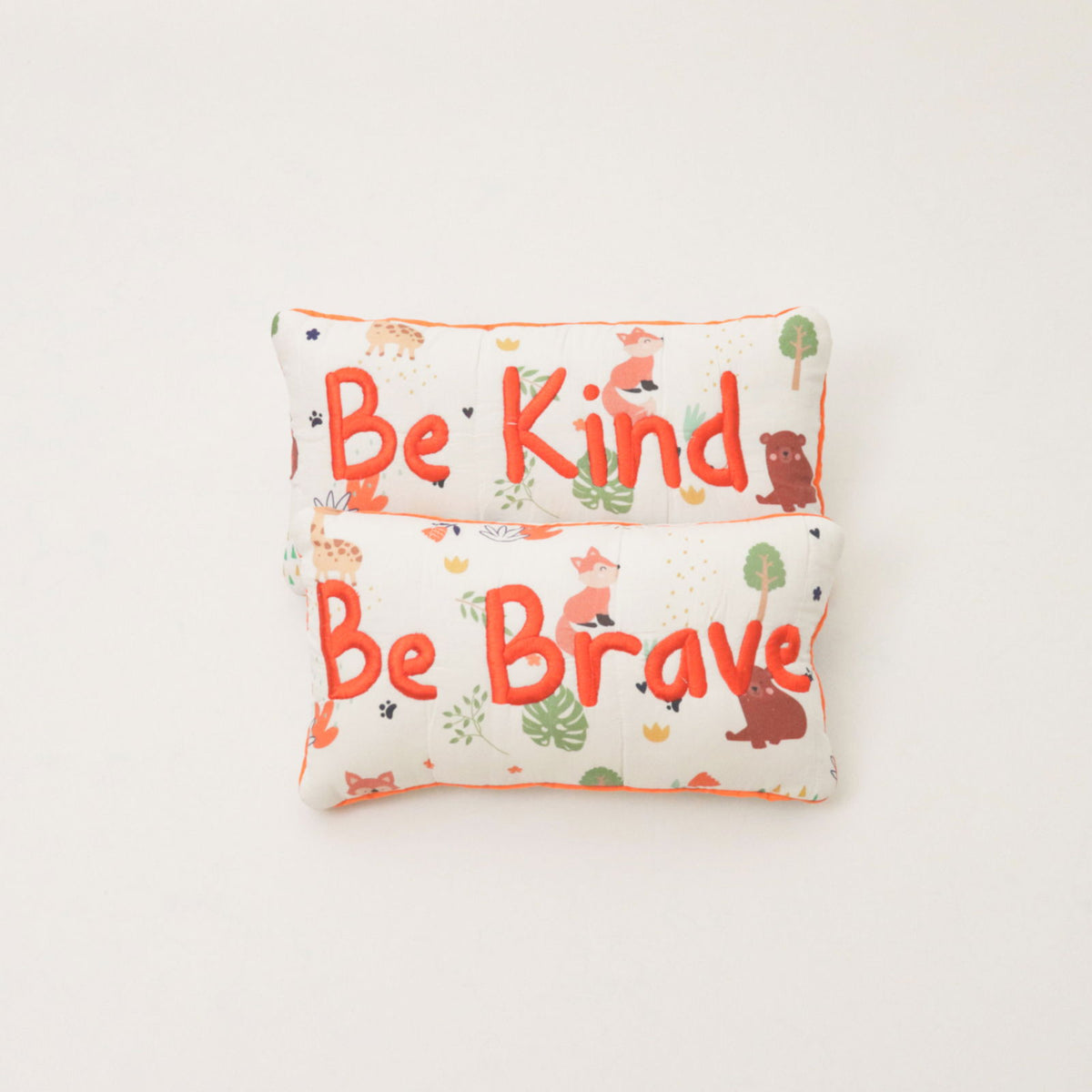 Be Brave, Be Kind - Throw Cushions (Set of 2) - Tinycubs - 