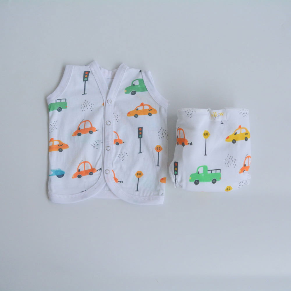 Beep Beep Babywear Set - Tinycubs - 