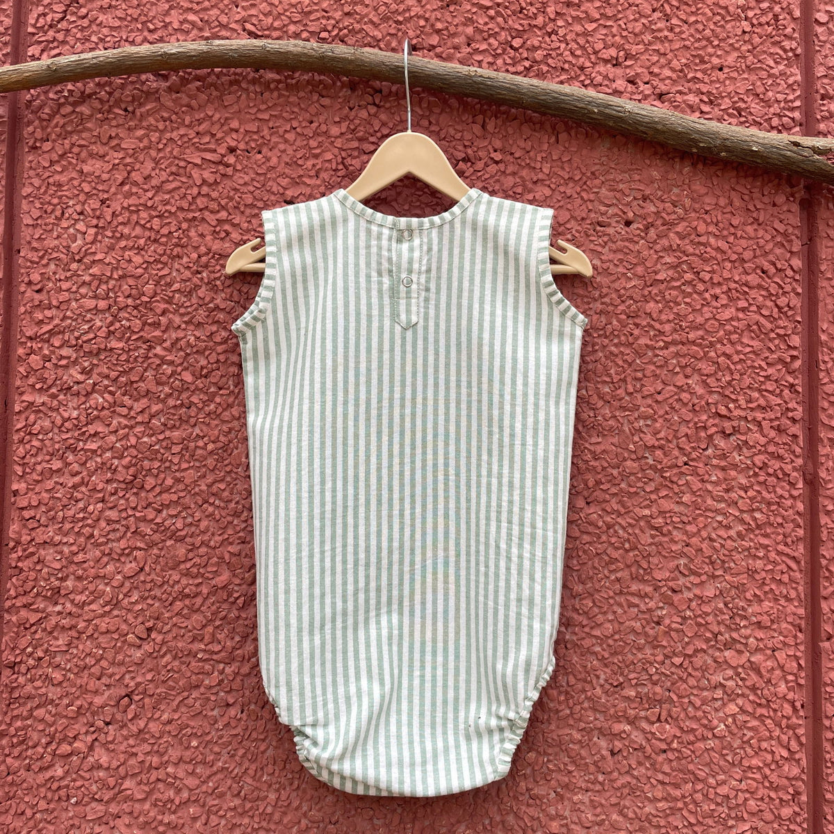 Bhaakur Cotton Sleeveless Romper - Tinycubs - 