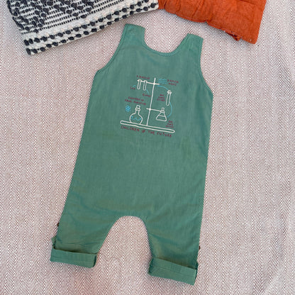 Bhaakur Pure Handwoven Linen Kids' Romper - Tinycubs - 