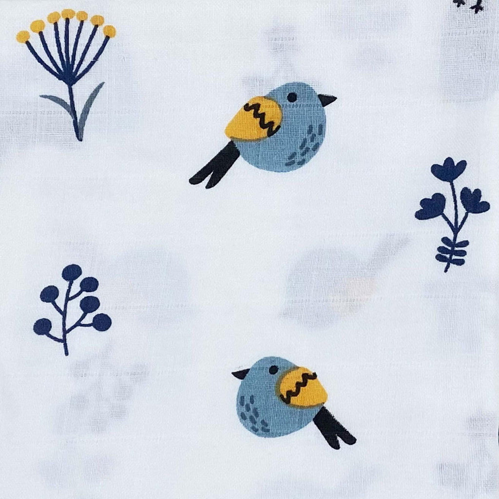 Bird+Duck+Flamingo Baby Swaddle Set | Pack Of 3 | 90 X 90 cm - Tinycubs - 
