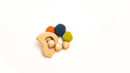 Bird rattle cum teether - Tinycubs - 