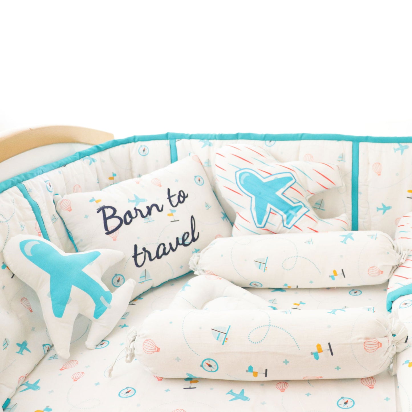 Born to travel - Throw Cushion - Tinycubs - 