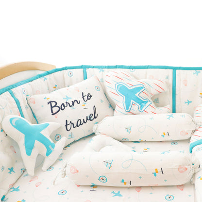 Born to travel - Throw Cushion - Tinycubs - 