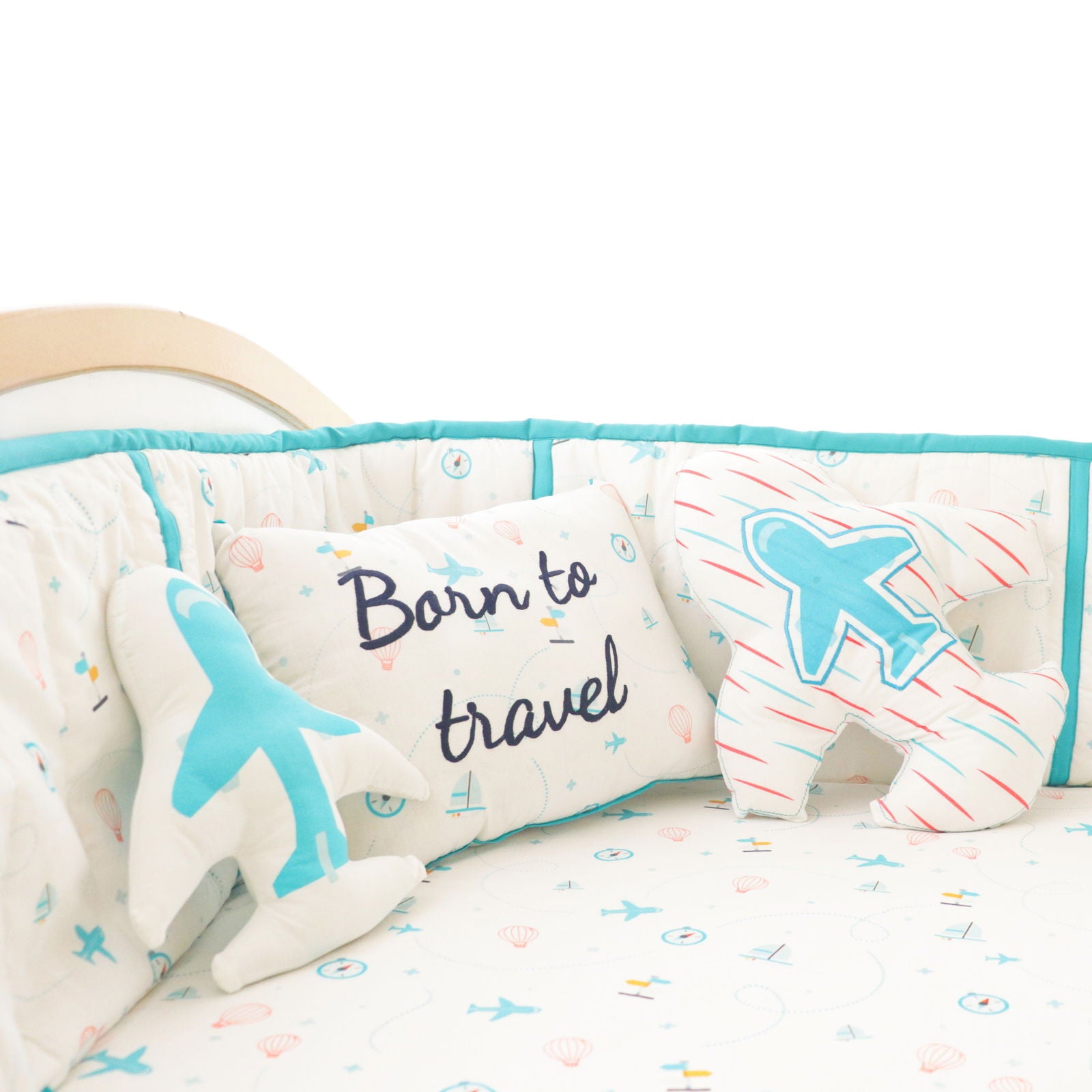 Born to travel - Throw Cushion - Tinycubs - 