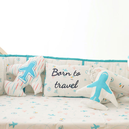 Born to travel - Throw Cushion - Tinycubs - 